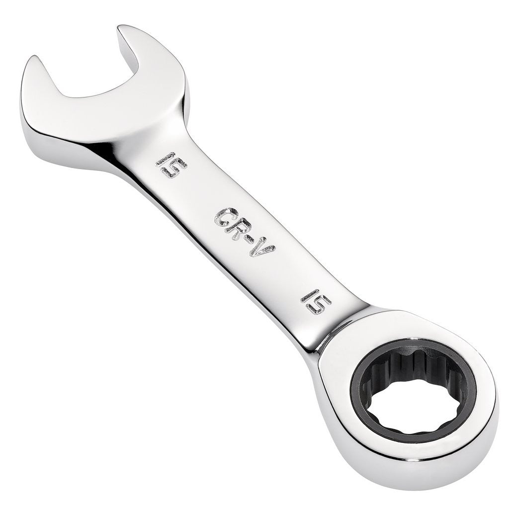 Draper HI-TORQ® Metric Stubby Ratchet Combination Spanner, 15mm  27909