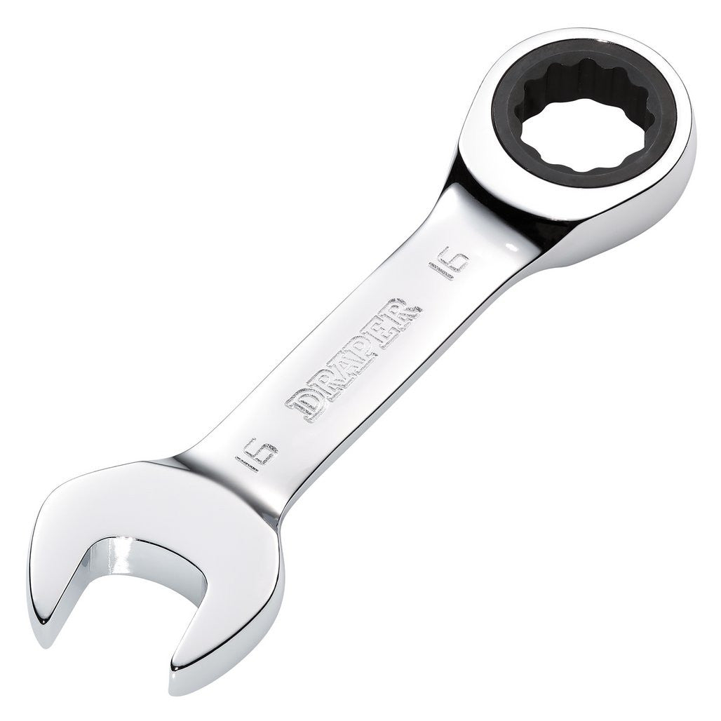 Draper HI-TORQ® Metric Stubby Ratchet Combination Spanner, 16mm  27911