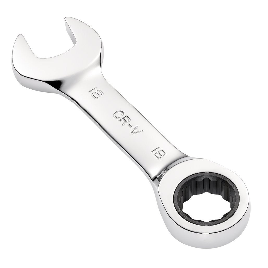 Draper HI-TORQ® Metric Stubby Ratchet Combination Spanner, 18mm  27915