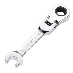 Draper HI-TORQ® Metric Stubby Flexible Head Ratchet Combination Spanner, 8mm  27949