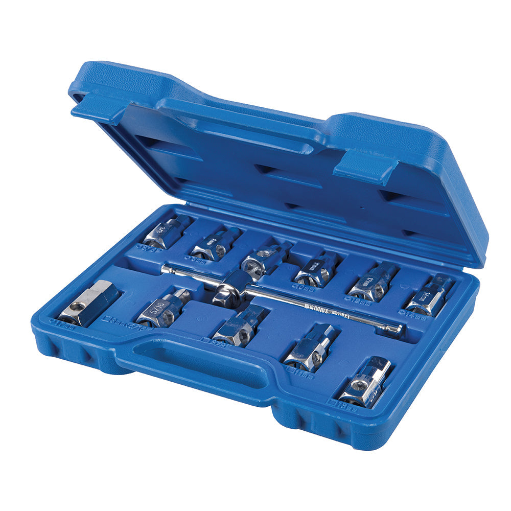 Silverline Universal Drain Plug Key Set 12pce 279661
