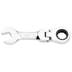 Draper HI-TORQ® Metric Stubby Flexible Head Ratchet Combination Spanner, 14mm  27970