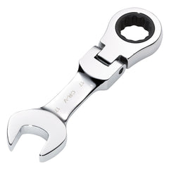 Draper HI-TORQ® Metric Stubby Flexible Head Ratchet Combination Spanner, 17mm  27977