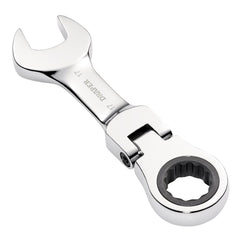 Draper HI-TORQ® Metric Stubby Flexible Head Ratchet Combination Spanner, 17mm  27977