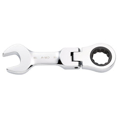 Draper HI-TORQ® Metric Stubby Flexible Head Ratchet Combination Spanner, 18mm  27979