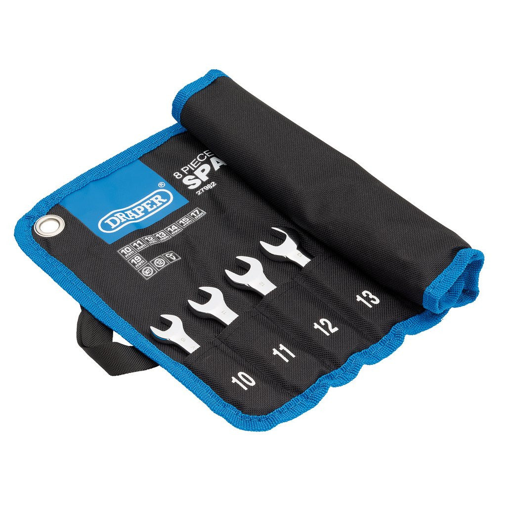Draper HI-TORQ® Metric Stubby Flexible Head Ratchet Combination Spanner Set (8 Piece)  27982