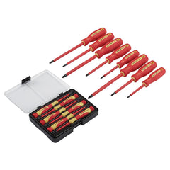 Draper VDE Approved Fully Insulated Screwdriver and Precision Screwdriver Set (14 Piece)  28028