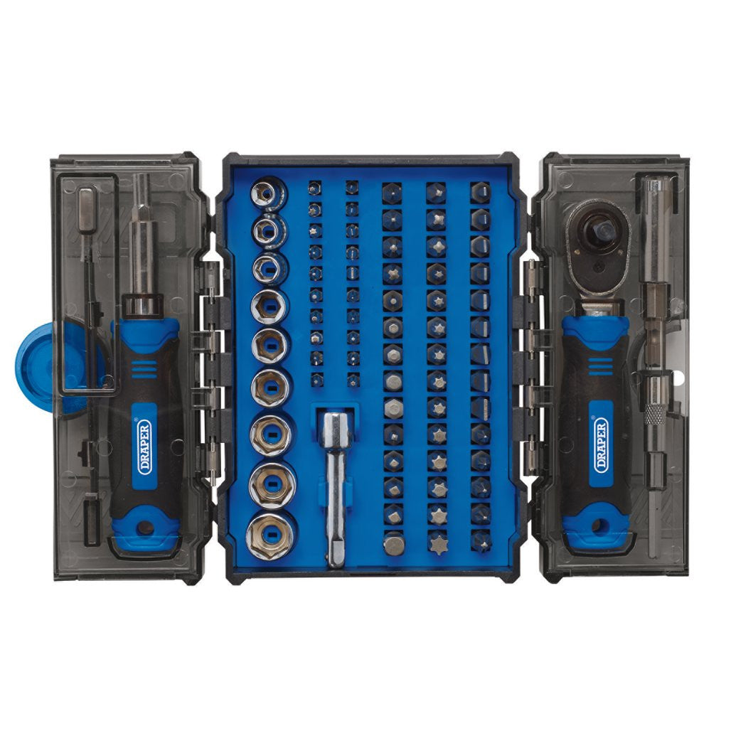 Draper Ratchet and Screwdriver Bit Set (78 Piece)  28029