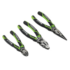 Draper Expert High Leverage Plier Set, Green (3 Piece)  28035