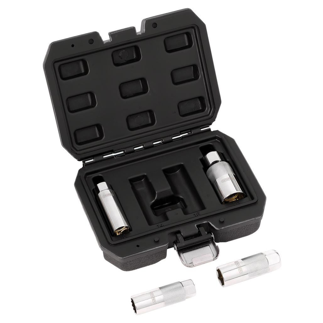 Draper Magnetic Spark Plug Socket Set, 3/8" Sq. Dr. (4 Piece) 28195