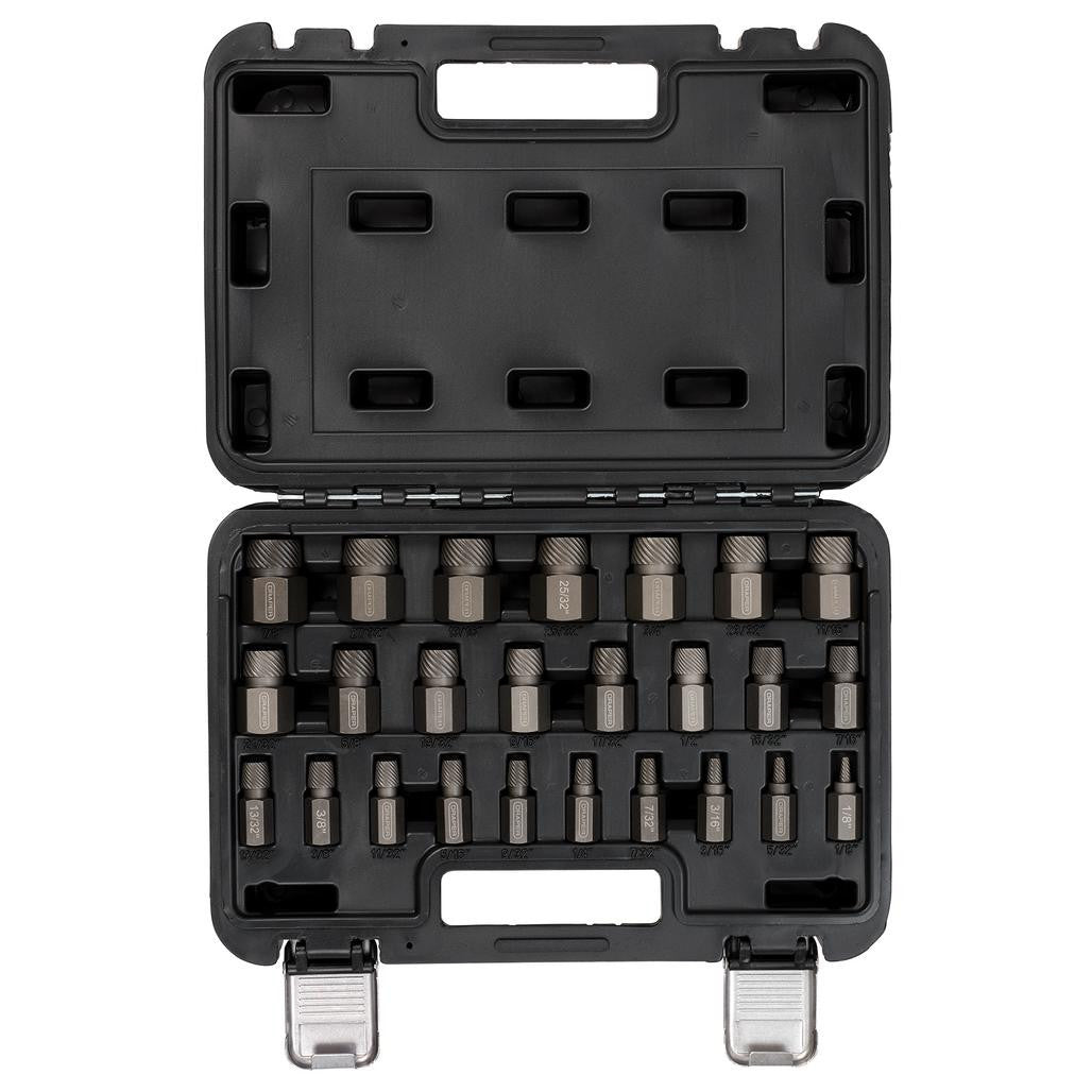 Draper Imperial Bolt Extractor Set, 3/8" Sq. Dr. (25 Piece)  28196