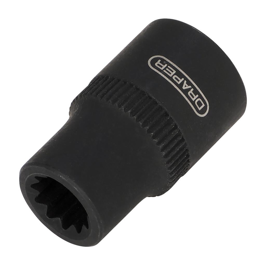 Draper Brake Caliper Socket 3/8"Sq Drive, 8mm, 11-Point 28201