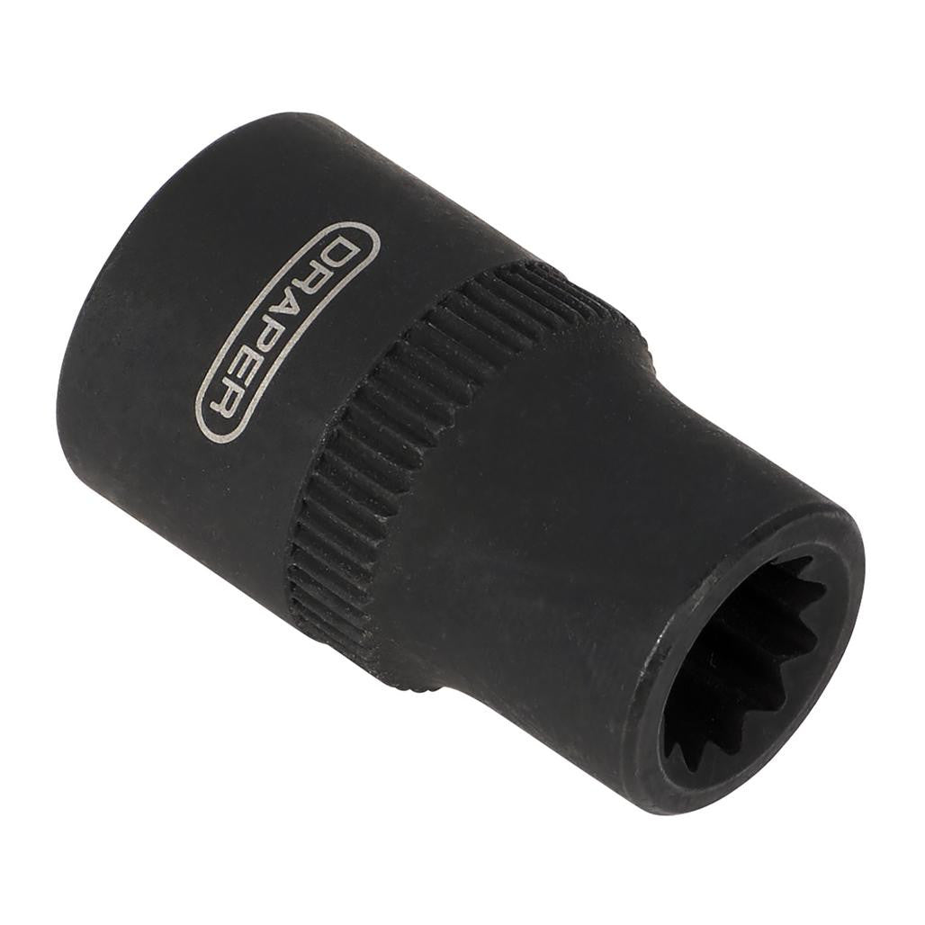 Draper Brake Caliper Socket 3/8"Sq Drive, 8mm, 11-Point 28201