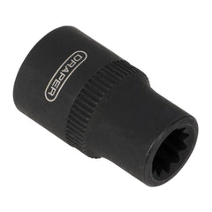 Draper Brake Caliper Socket 3/8"Sq Drive, 8mm, 11-Point 28201
