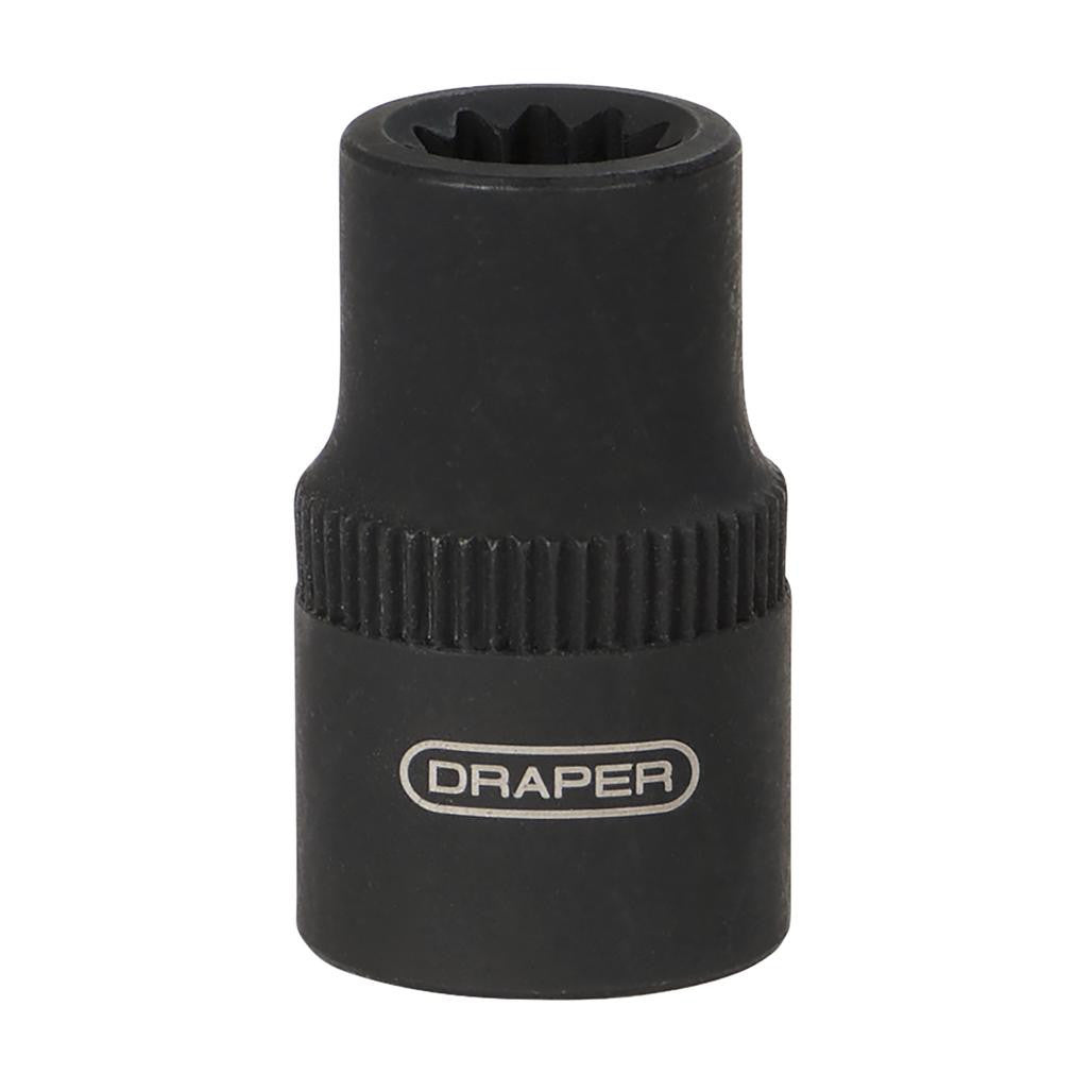 Draper Brake Caliper Socket 3/8"Sq Drive, 8mm, 11-Point 28201