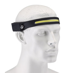 Draper COB LED Rechargeable 2-in-1 Head Torch with Wave Sensor, 3W, 120/350 Lumens, USB-C Cable Supplied  28236