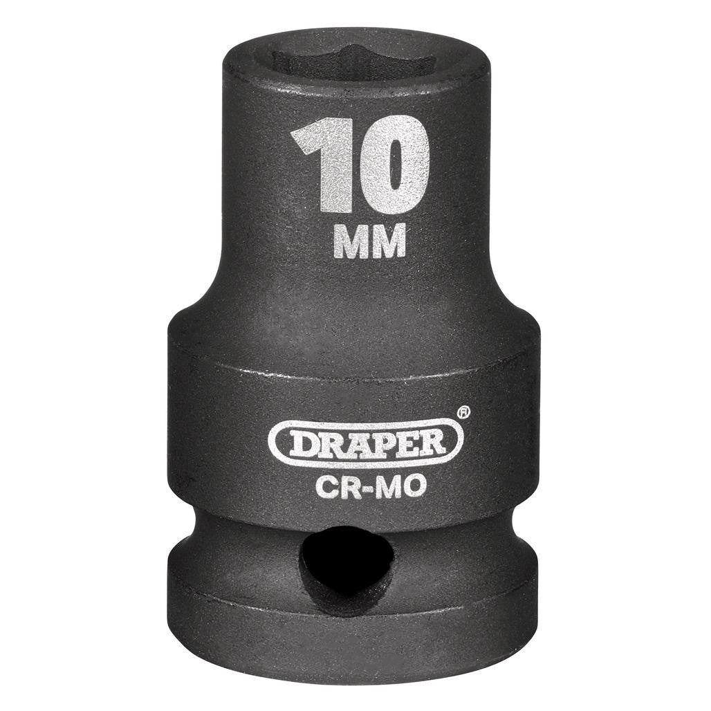 Draper HI-TORQ® Impact Socket, 1/2" Sq. Dr., 10mm  28420