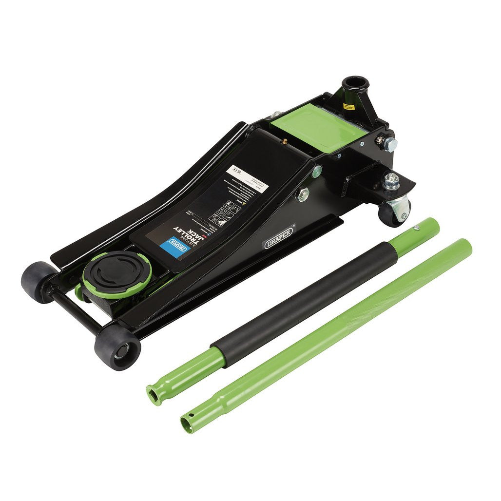 Draper Trolley Jack, 2.25 Tonne, Green 28466