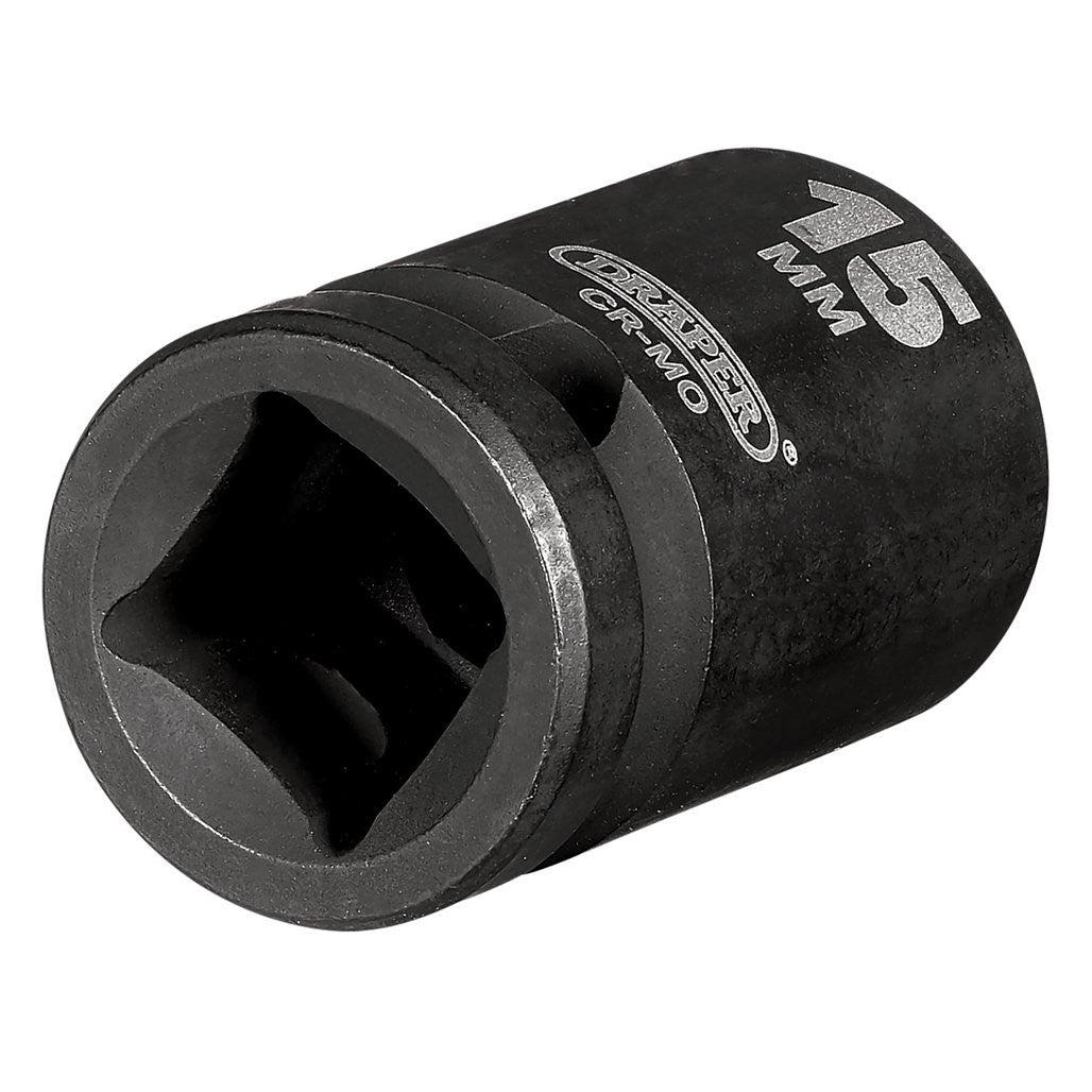 Draper HI-TORQ® Impact Socket, 1/2" Sq. Dr., 15mm  28470