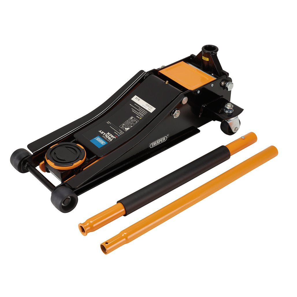 Draper Trolley Jack, 2.25 Tonne, Orange 28475