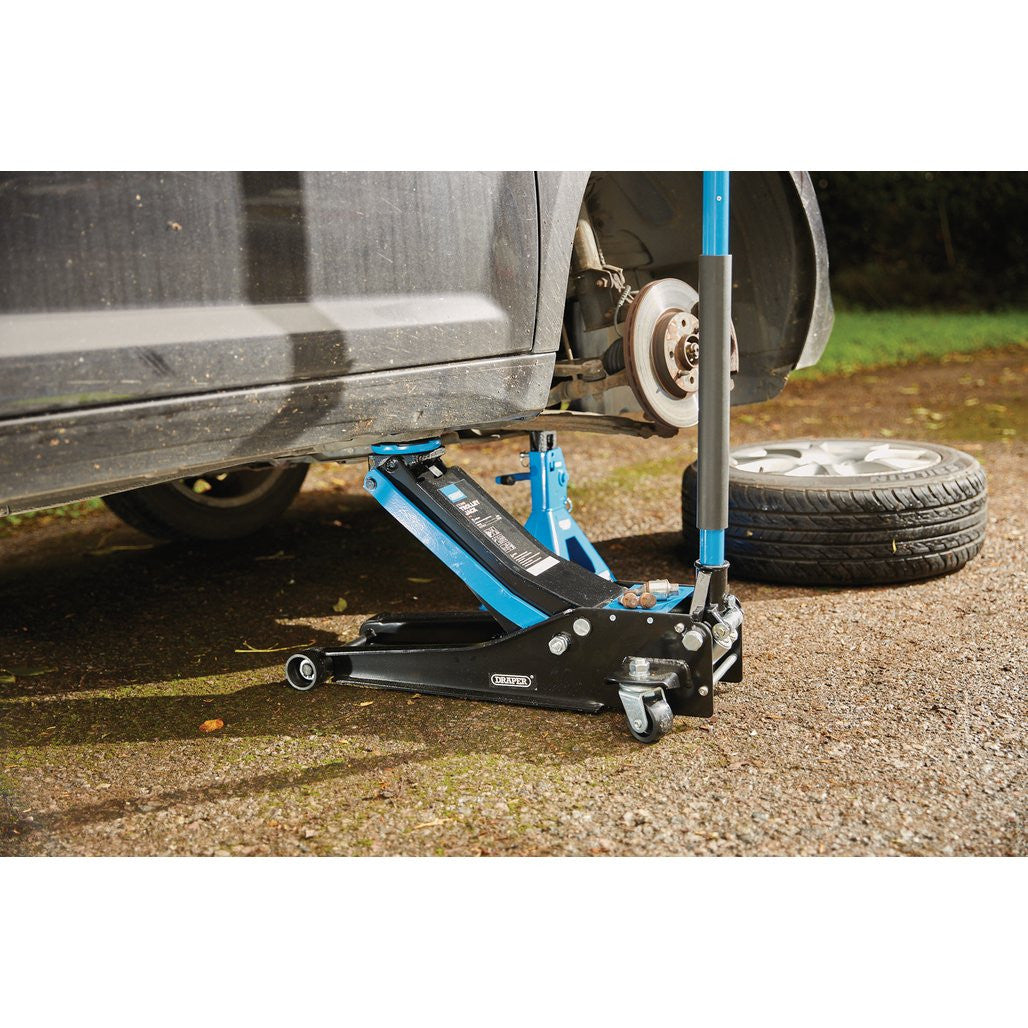 Draper Trolley Jack, 3 Tonne, Blue 28481