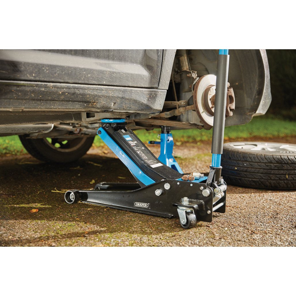 Draper Trolley Jack, 3 Tonne, Blue 28481