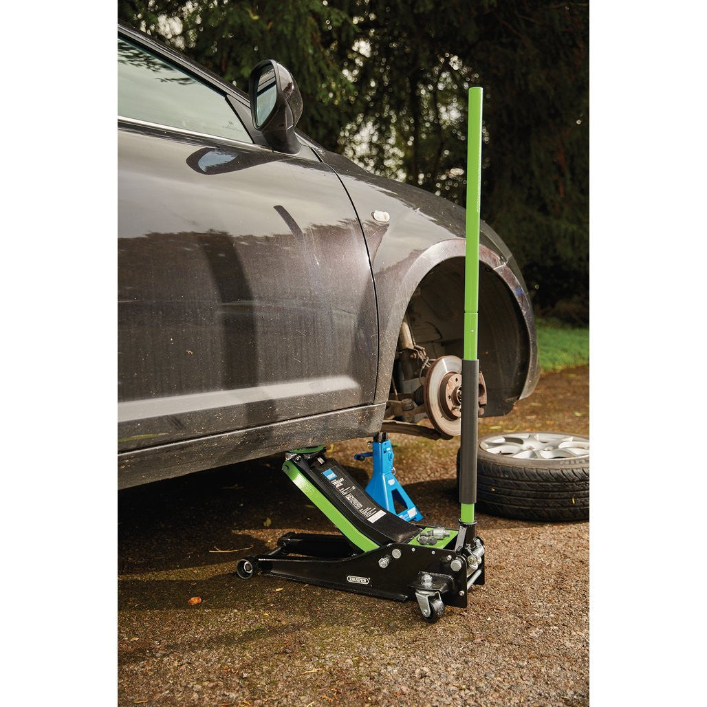 Draper Trolley Jack, 3 Tonne, Green 28485