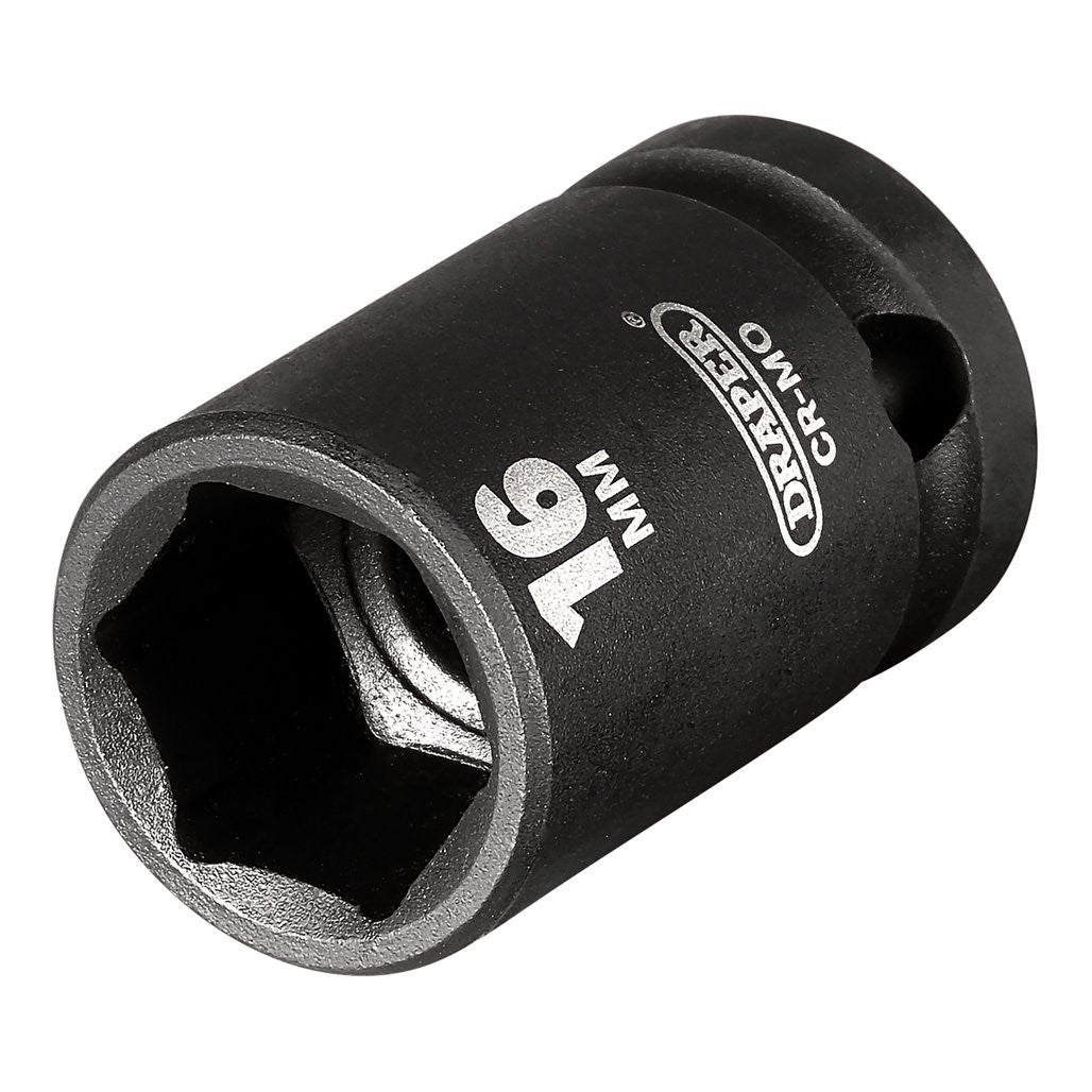Draper HI-TORQ® Impact Socket, 1/2" Sq. Dr., 16mm  28488