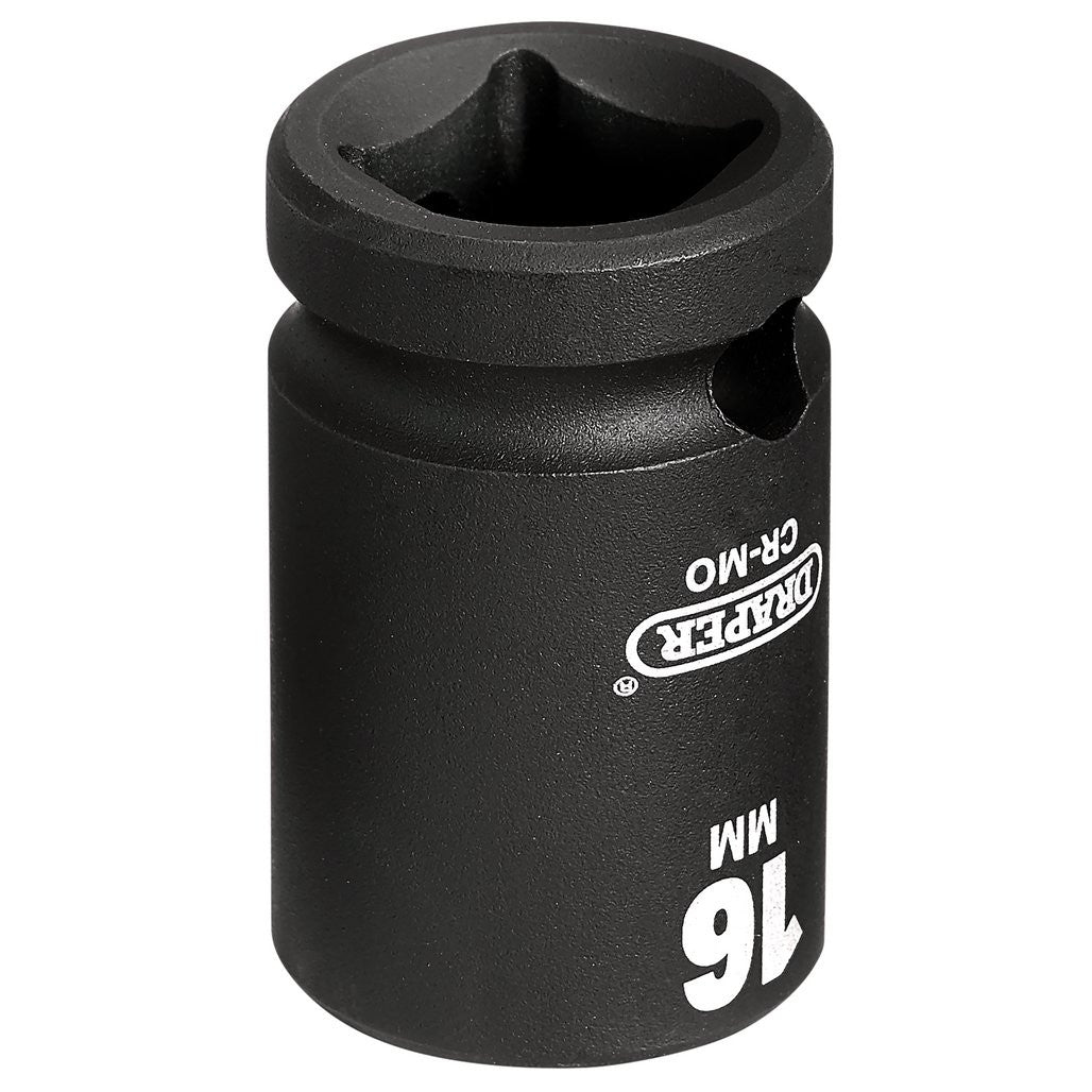 Draper HI-TORQ® Impact Socket, 1/2" Sq. Dr., 16mm  28488