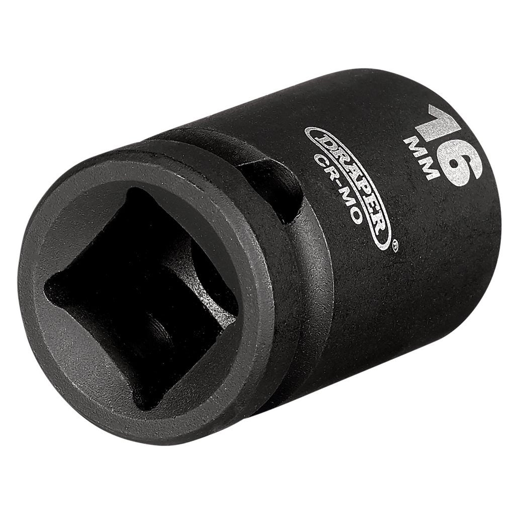 Draper HI-TORQ® Impact Socket, 1/2" Sq. Dr., 16mm  28488
