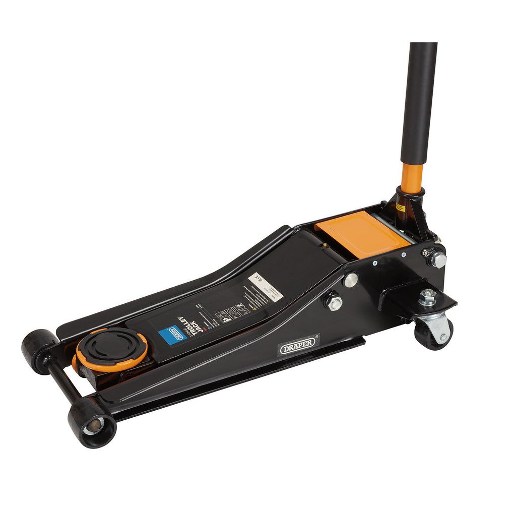 Draper Trolley Jack, 3 Tonne, Orange 28494