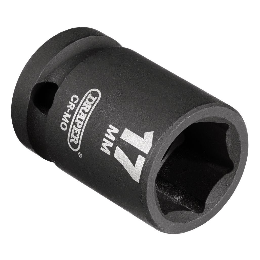 Draper HI-TORQ® Impact Socket, 1/2" Sq. Dr., 17mm  28496