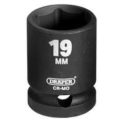 Draper HI-TORQ® Impact Socket, 1/2" Sq. Dr., 19mm  28503