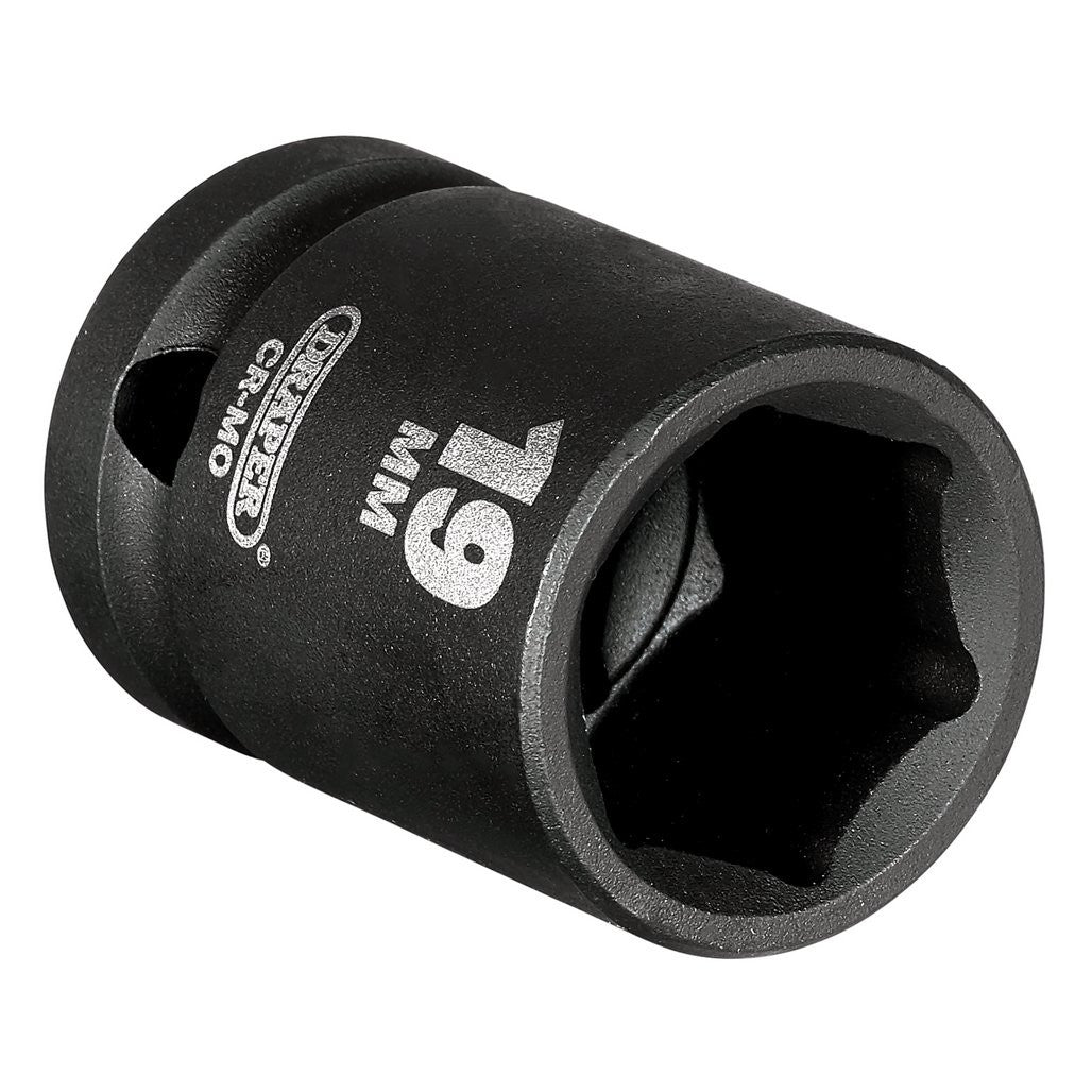 Draper HI-TORQ® Impact Socket, 1/2" Sq. Dr., 19mm  28503