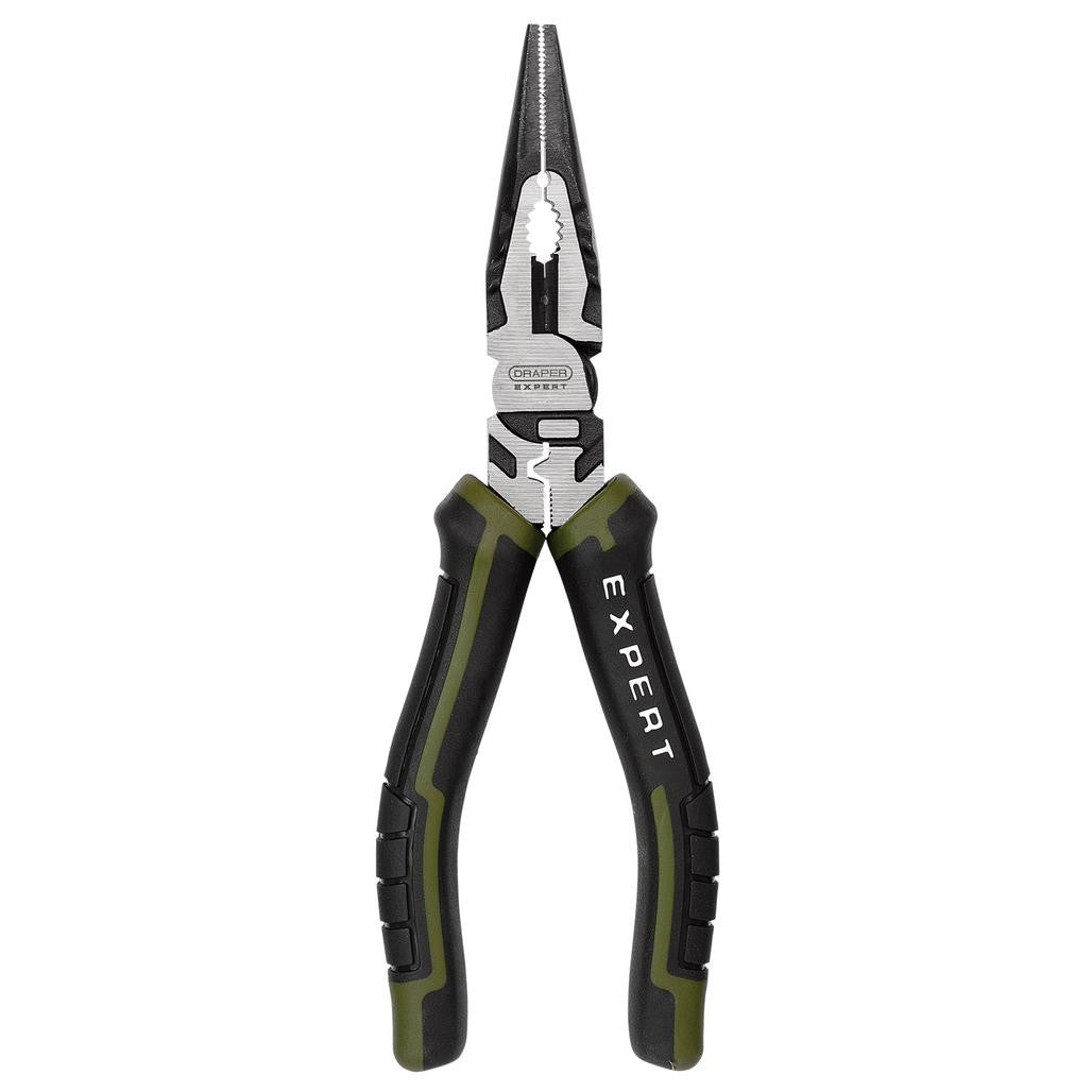 Draper Expert High Leverage Long Nose Pliers, 160mm  28520
