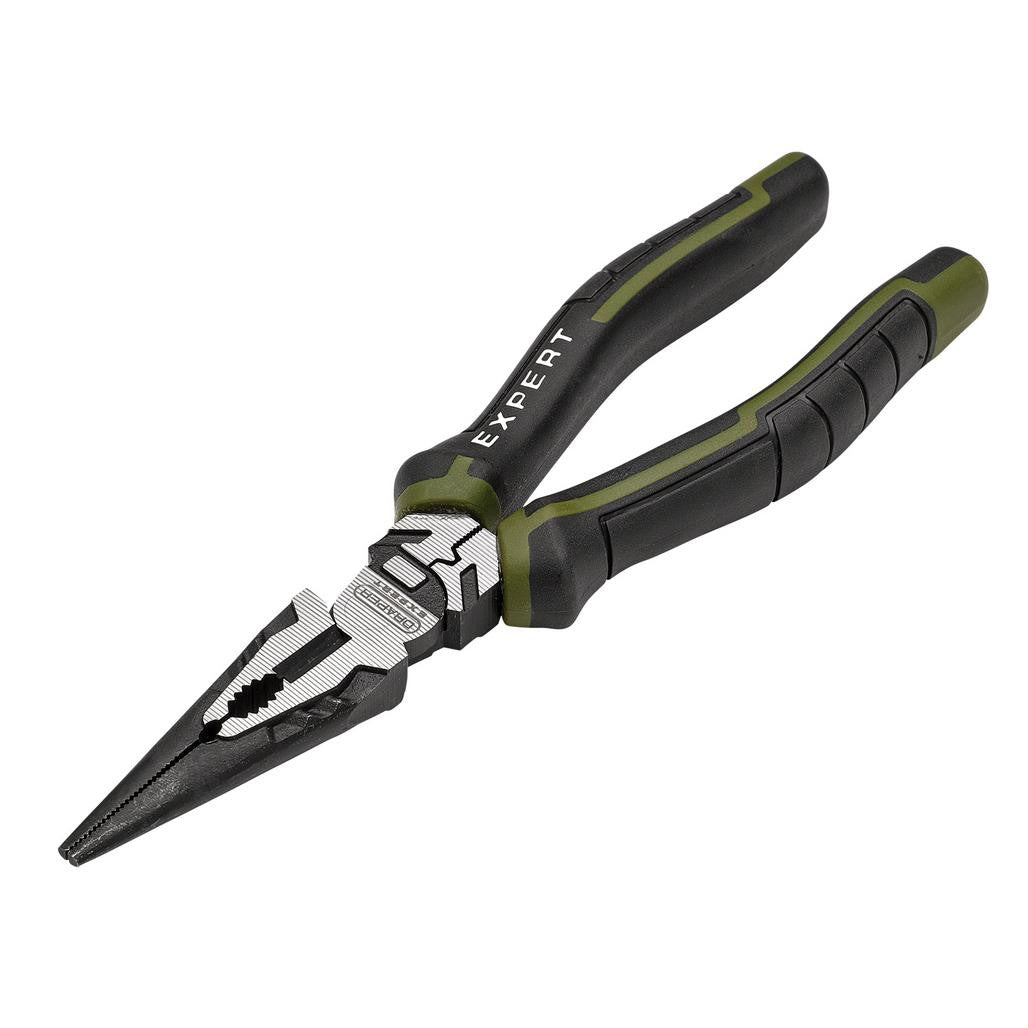 Draper Expert High Leverage Long Nose Pliers, 200mm  28521