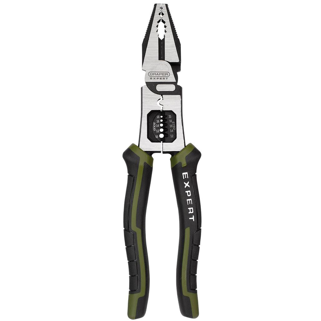 Draper Expert Combination Pliers with Wire Stripper, 200mm   28525