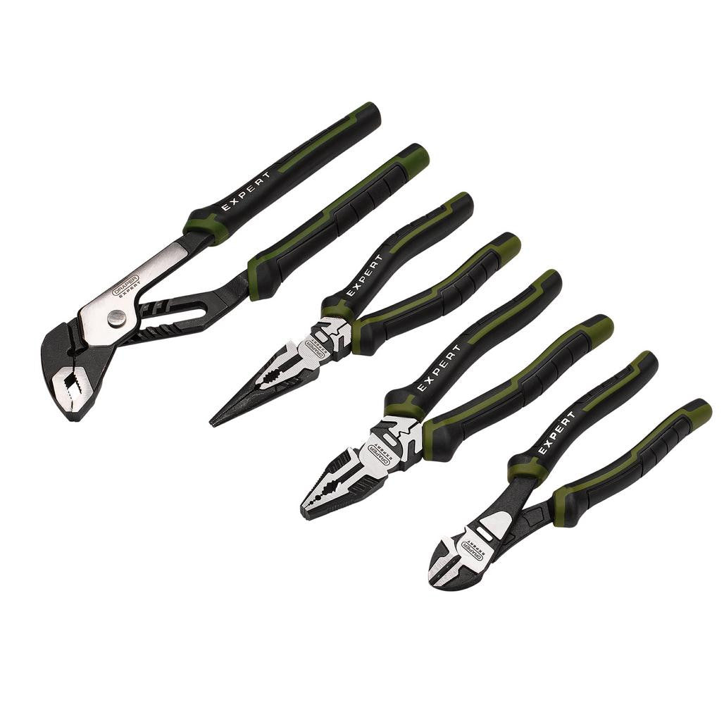 Draper Expert High Leverage Pliers Set with Water Pump Pliers (4 Piece)  28539