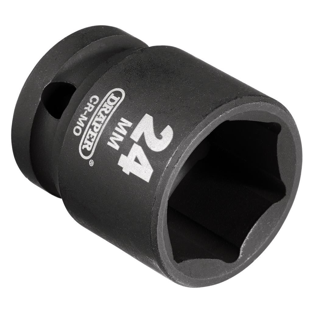 Draper HI-TORQ® Impact Socket, 1/2" Sq. Dr., 24mm  28545