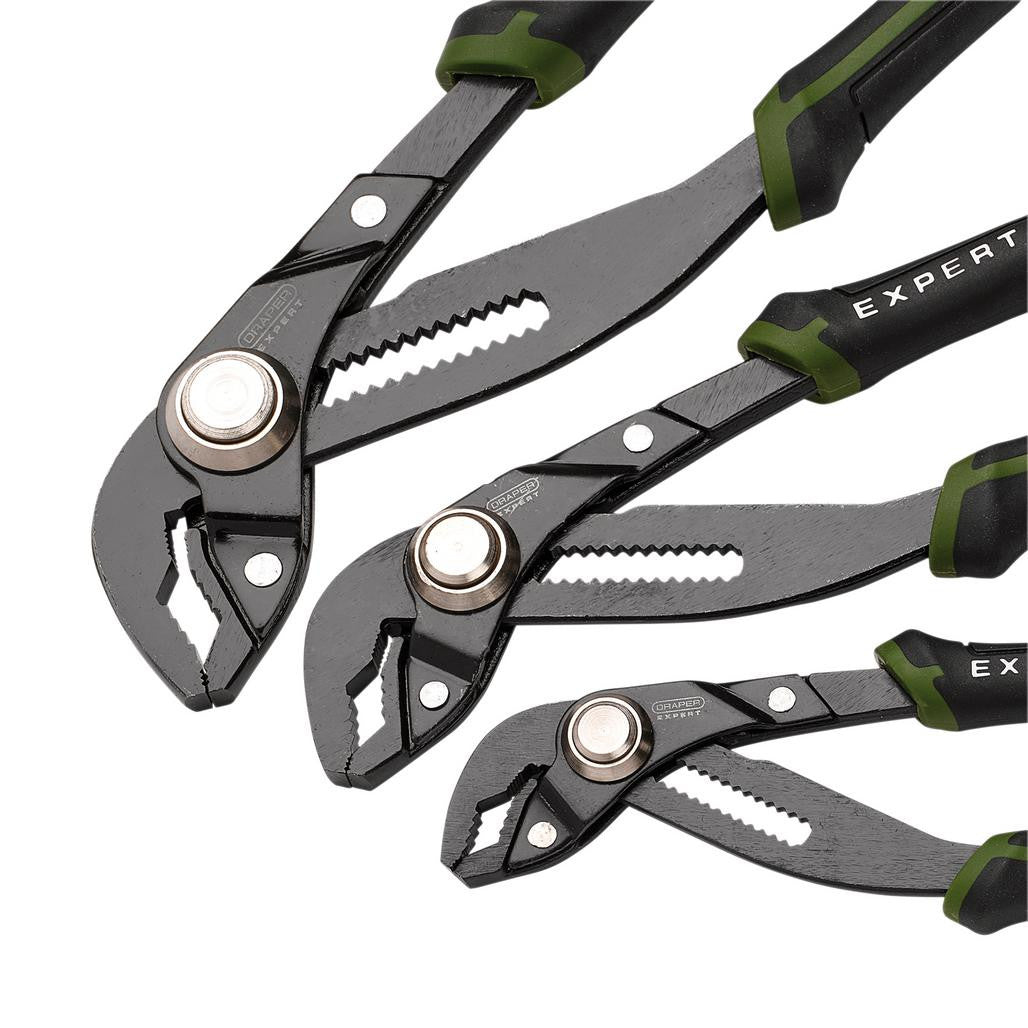 Draper Expert Quick Release Water Pump Pliers Set (3 Piece)  28552