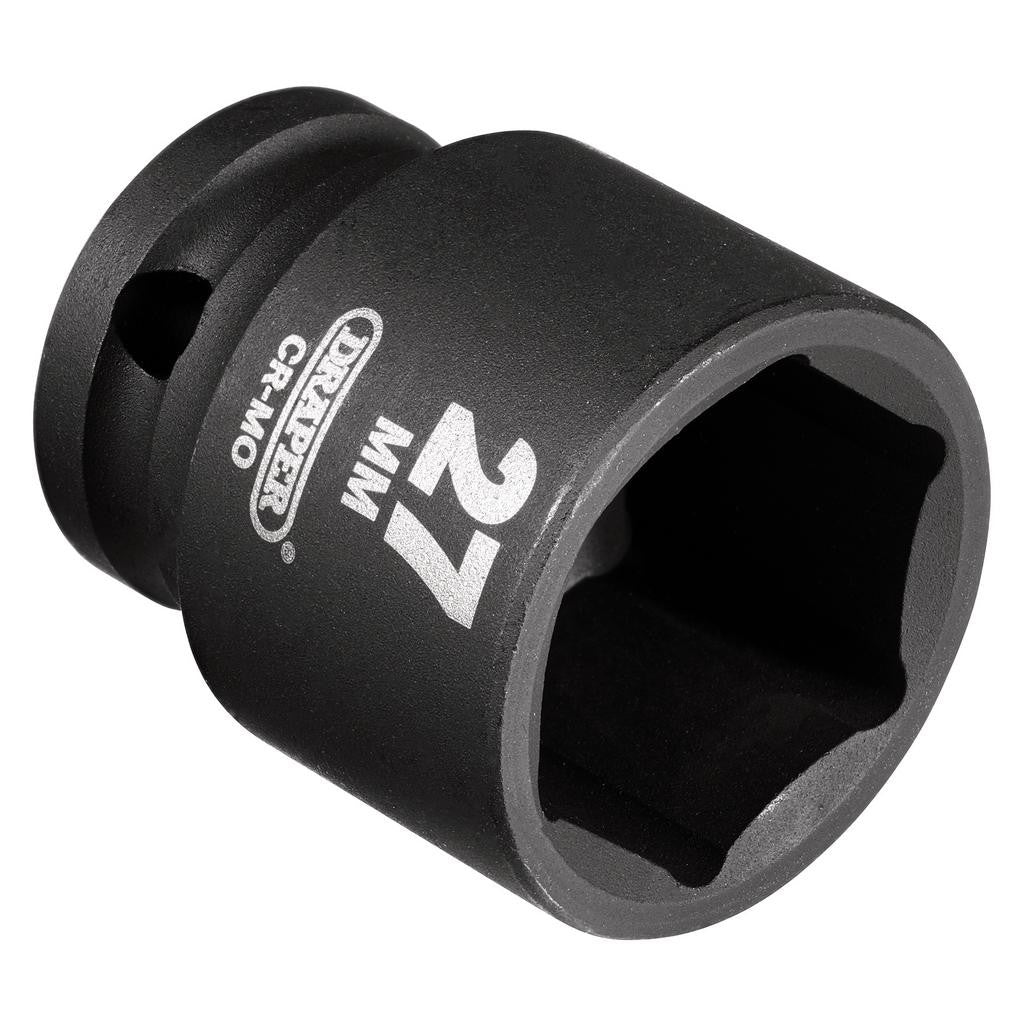 Draper HI-TORQ® Impact Socket, 1/2" Sq. Dr., 27mm  28561