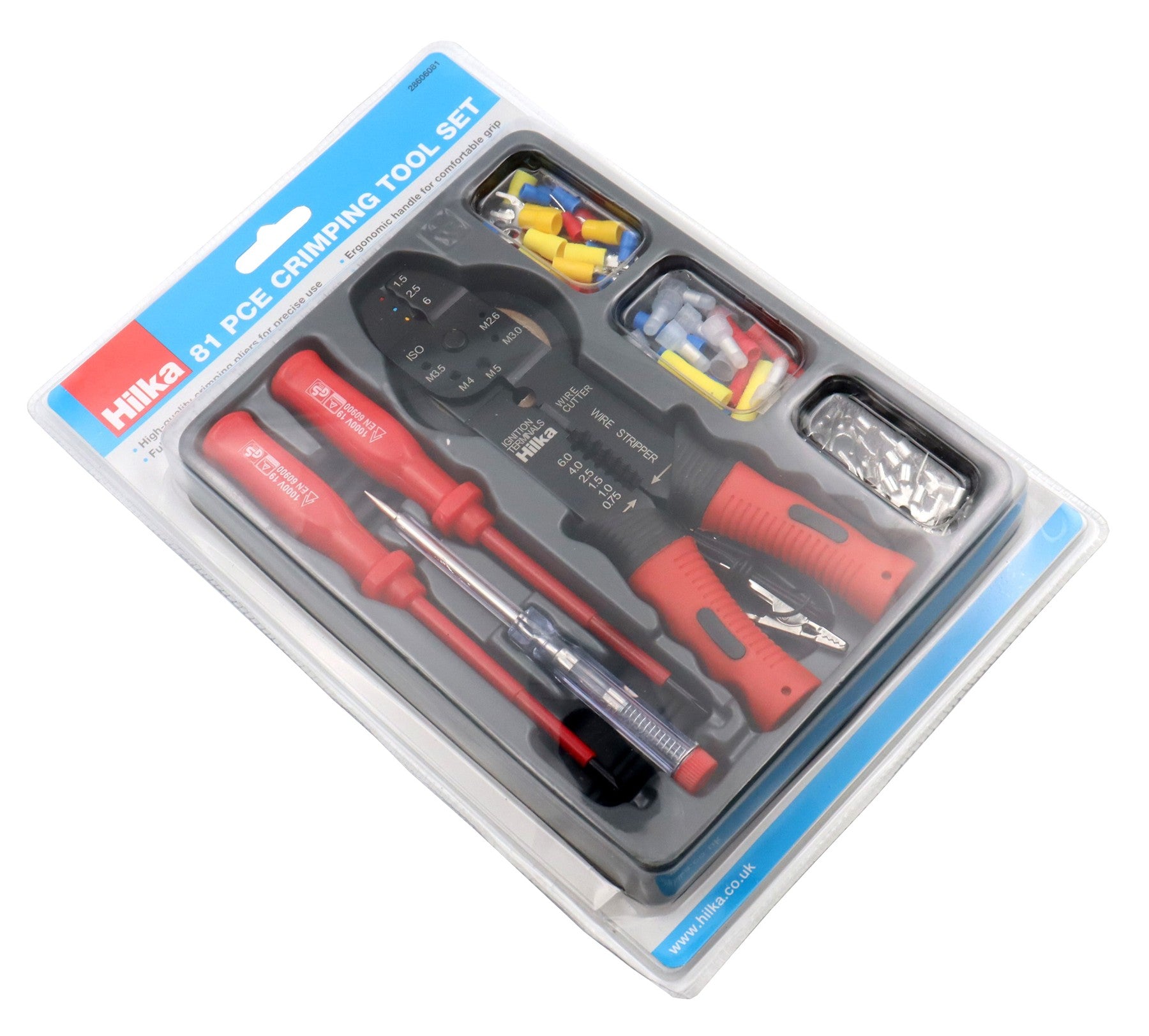 Hilka 81 pce Crimping Tool Set 28606081