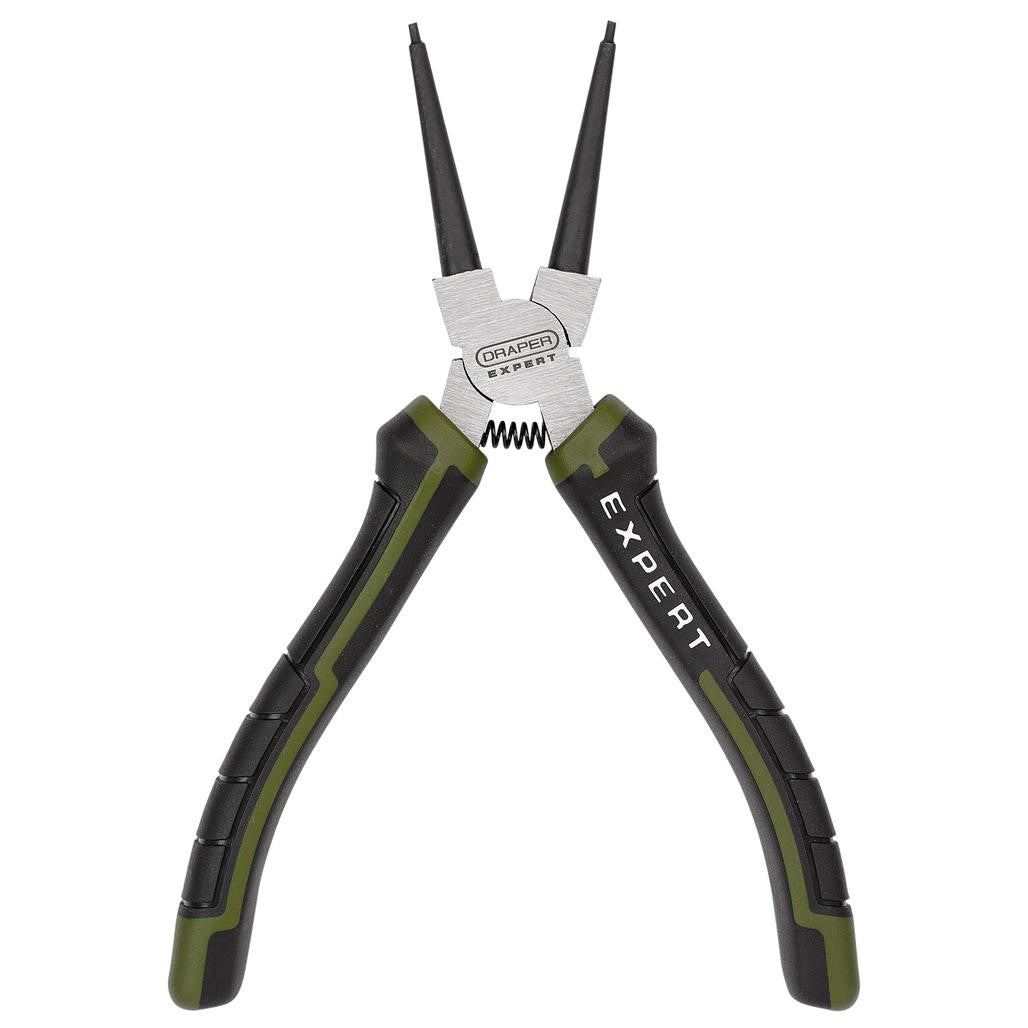Draper Expert Straight External Circlip Pliers, 180mm   28619