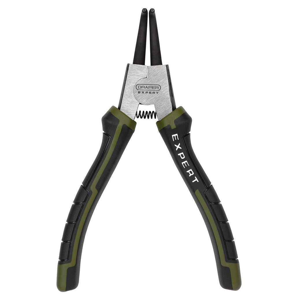 Draper Expert Bent External Circlip Pliers, 180mm   28620