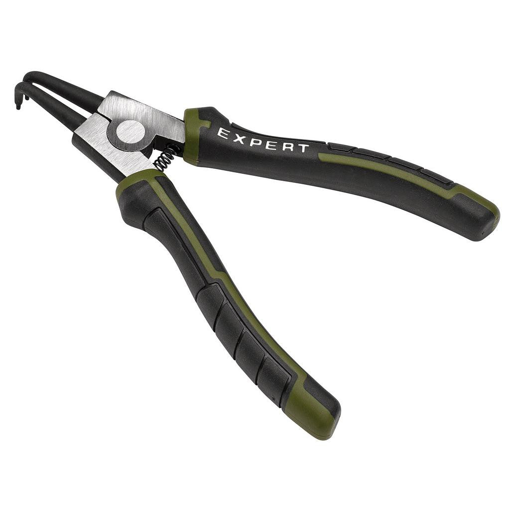 Draper Expert Bent External Circlip Pliers, 180mm   28620