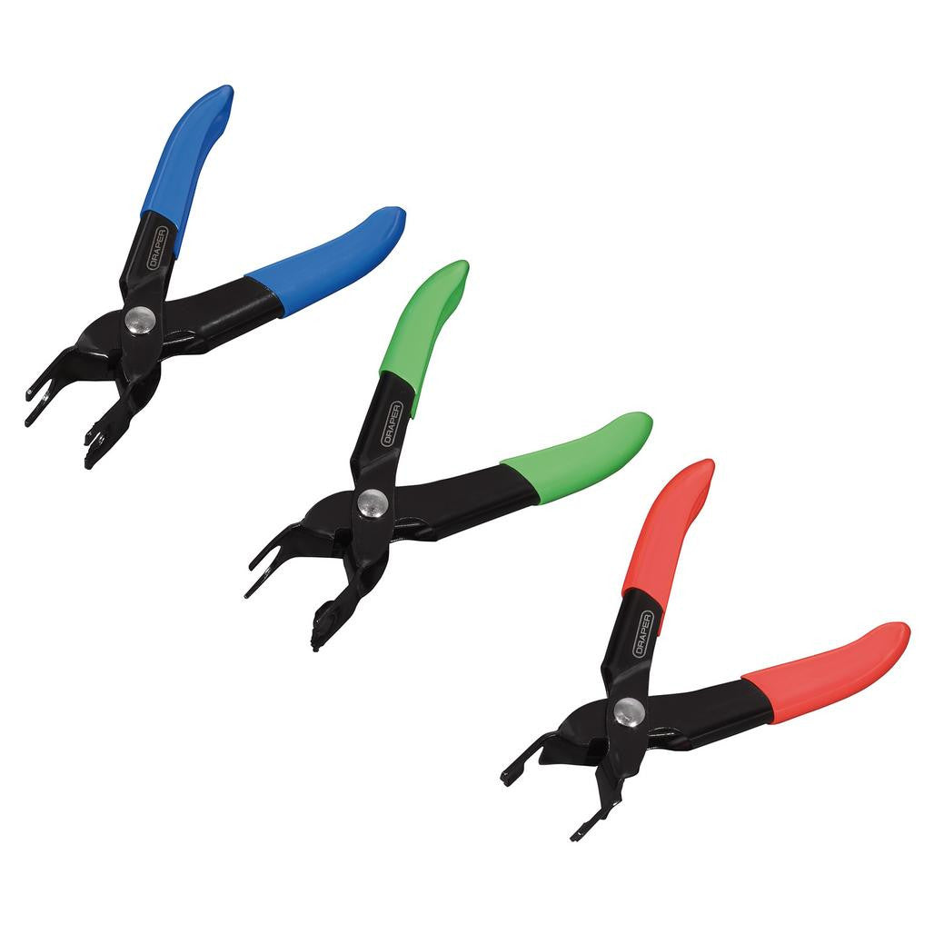 Draper Coolant and Fuel Pipe Pliers Set (3 Piece)  28625