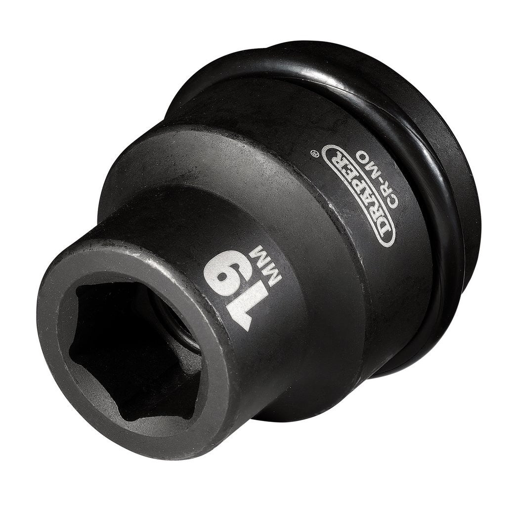 Draper Hi-TORQ® Impact Socket, 3/4" Sq. Dr., 19mm  28660