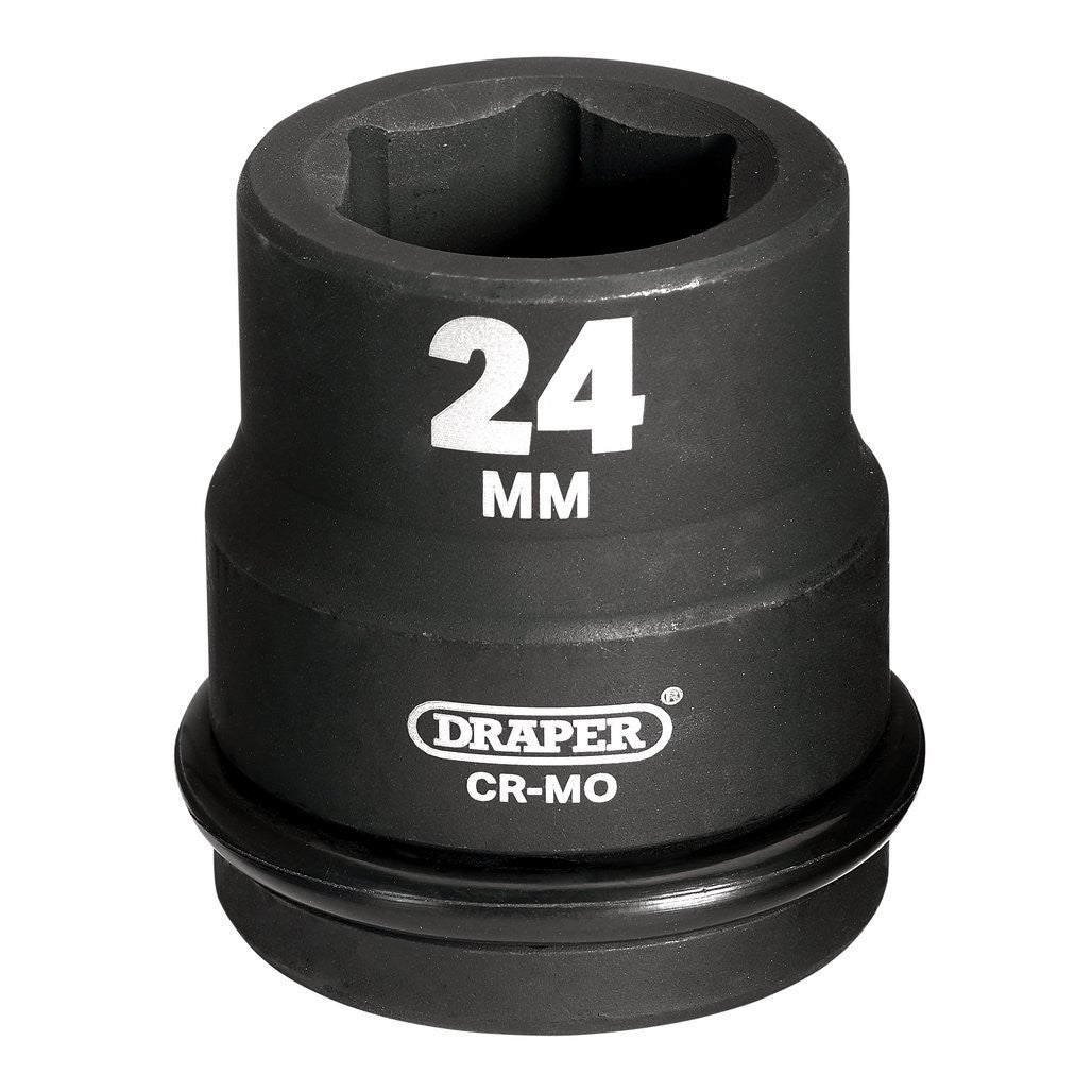 Draper HI-TORQ® 6 Point Impact Socket, 3/4" Sq. Dr., 24mm  28694