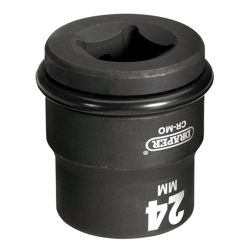 Draper HI-TORQ® 6 Point Impact Socket, 3/4" Sq. Dr., 24mm  28694
