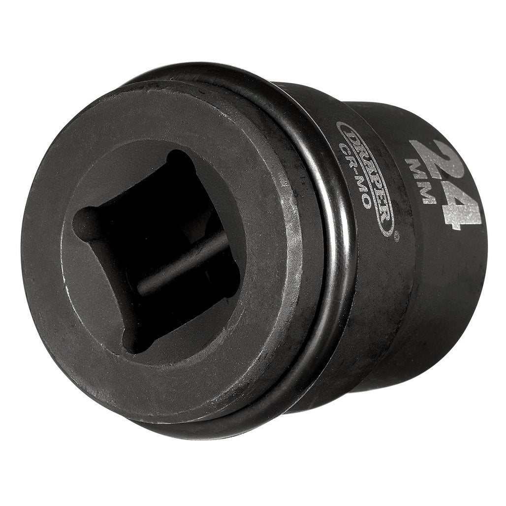 Draper HI-TORQ® 6 Point Impact Socket, 3/4" Sq. Dr., 24mm  28694